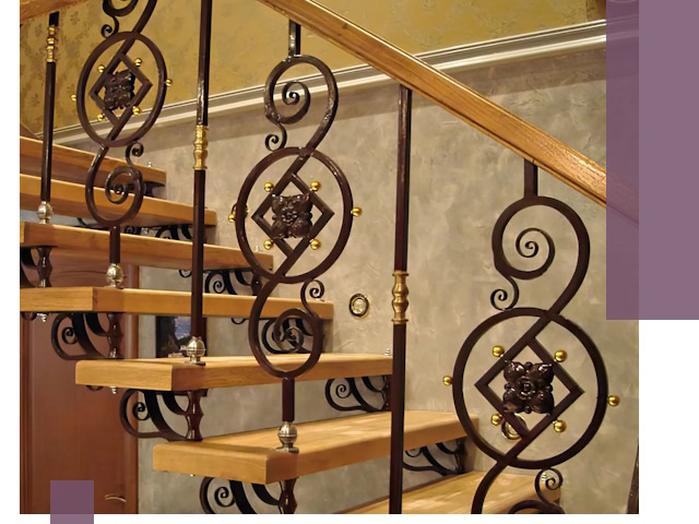 Изготовление кованых лестниц под ключ в Ставрополе