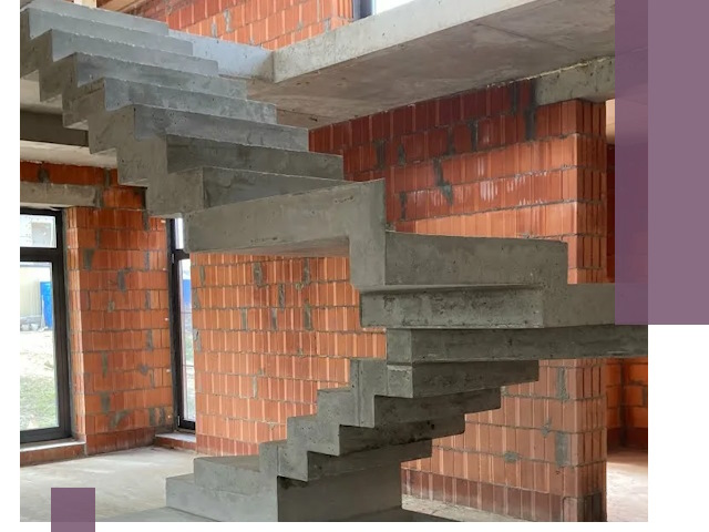 Изготовление бетонных лестниц под ключ в Ставрополе