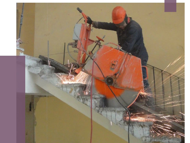 Демонтаж бетонных лестниц в Ставрополе от 4673 руб. за м2 | ПРОЛЁТ-Ств