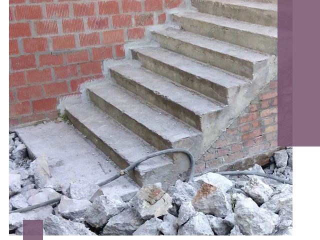 Демонтаж бетонных лестниц в Ставрополе: быстро и безопасно