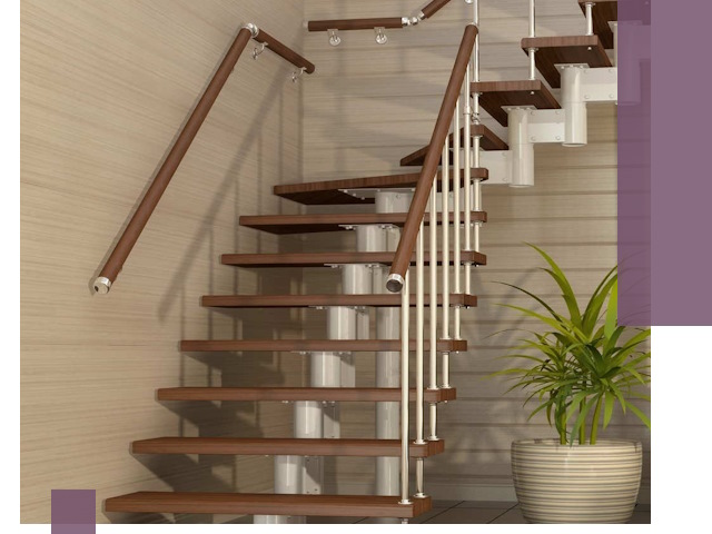 Изготовление модульных лестниц под ключ в Ставрополе