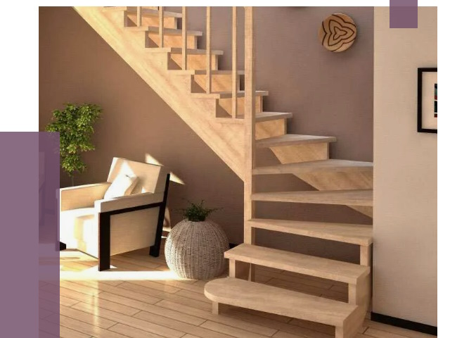 Изготовление Г-образных лестниц в Ставрополе от 19210 руб. 