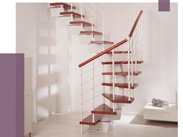Изготовление лестниц на больцах в Ставрополе от 9865 руб. | ПРОЛЁТ-Ств