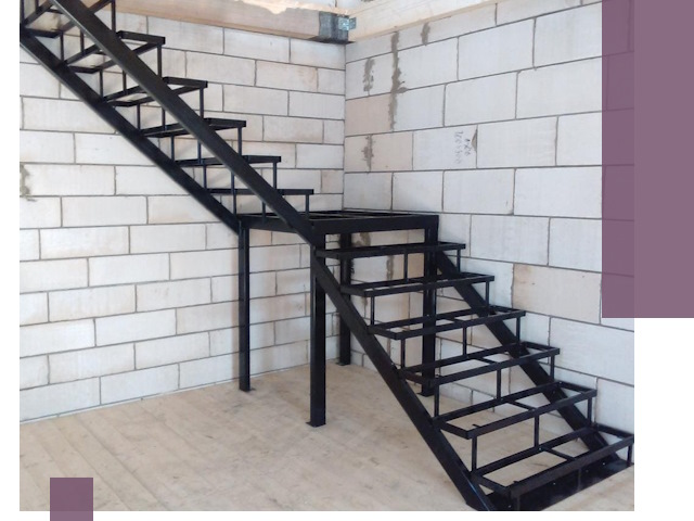 Лестницы на металлокаркасе под ключ в Ставрополе — изготовление и монтаж