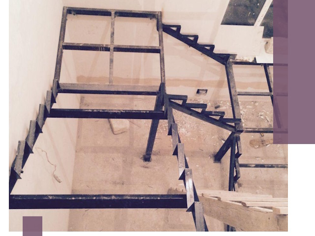 Монтаж лестниц на металлокаркасе в Ставрополе быстро и качественно