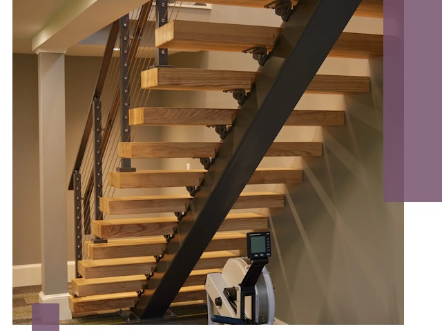 Лестницы на монокосоурах под ключ в Ставрополе - изготовление и монтаж