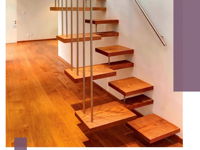 Лестницы «гусиный шаг» на заказ в Ставрополе для узких пространств