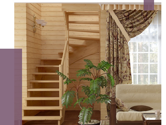 Лестницы для дачи в Ставрополе от 77101 руб.  | ПРОЛЁТ-Ств