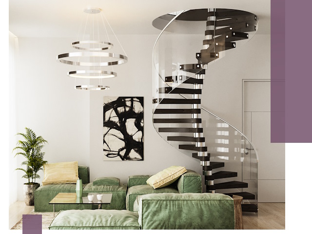 Лестницы для двухуровневой квартиры в Ставрополе — изготовление и монтаж