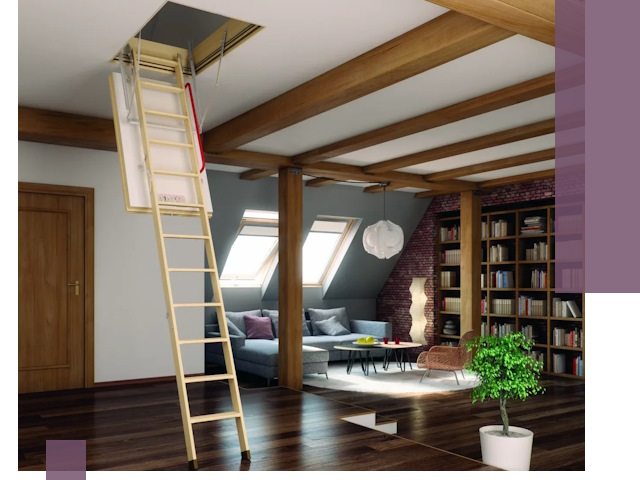 Чердачные лестницы под ключ в Ставрополе: изготовление и монтаж