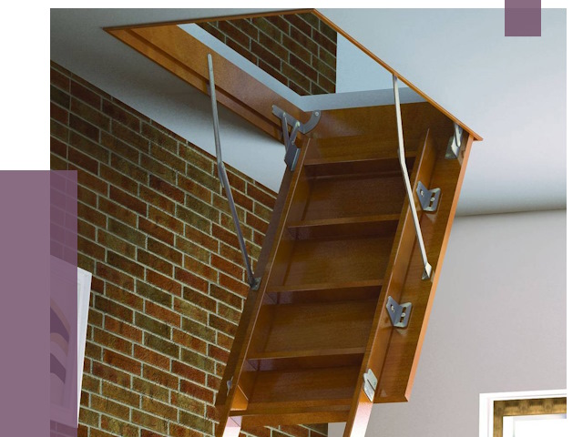 Установка чердачной лестницы в Ставрополе от 7944 руб. | ПРОЛЁТ-Ств