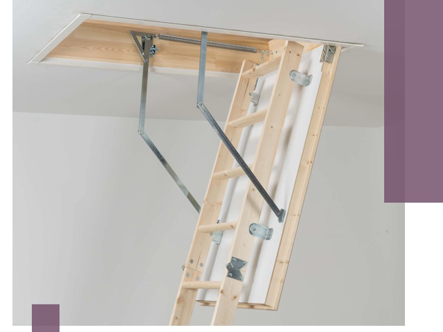 Установка чердачной лестницы под ключ в Ставрополе