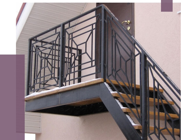 Металлические перила в Ставрополе от 4361 руб.  | ПРОЛЁТ-Ств