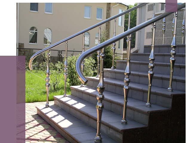 Перила для крыльца в Ставрополе от 10903 руб. — монтаж ПРОЛЁТ-Ств