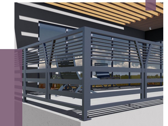 Изготовление балконных ограждений в Ставрополе от 10903 руб. | ПРОЛЁТ-Ств