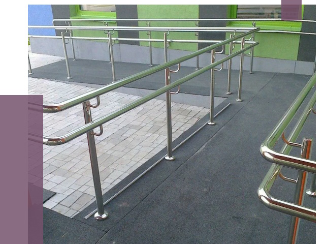 Ограждения пандусов в Ставрополе от 4413 руб. монтаж | ПРОЛЁТ-Ств
