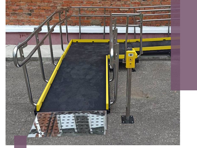 Изготовление наклонных пандусов для инвалидов в Ставрополе