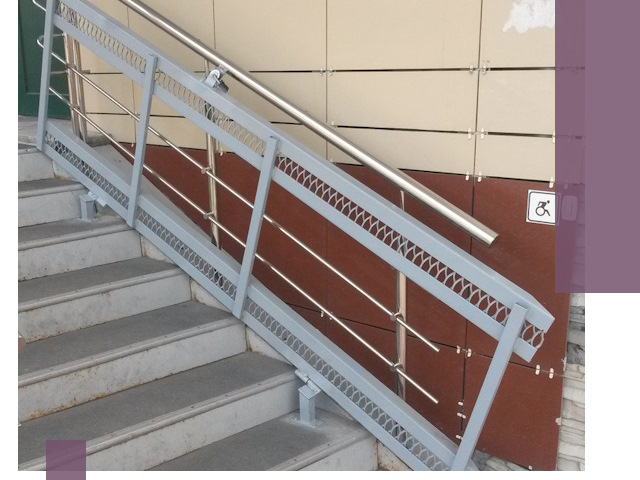 Изготовление откидных пандусов под ключ в Ставрополе