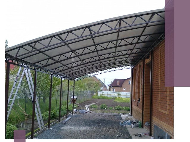 Профессиональный монтаж навесов под ключ в Ставрополе