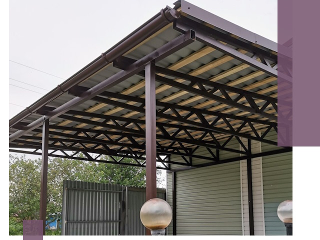 Навесы под ключ в Ставрополе: изготовление, монтаж и гарантия