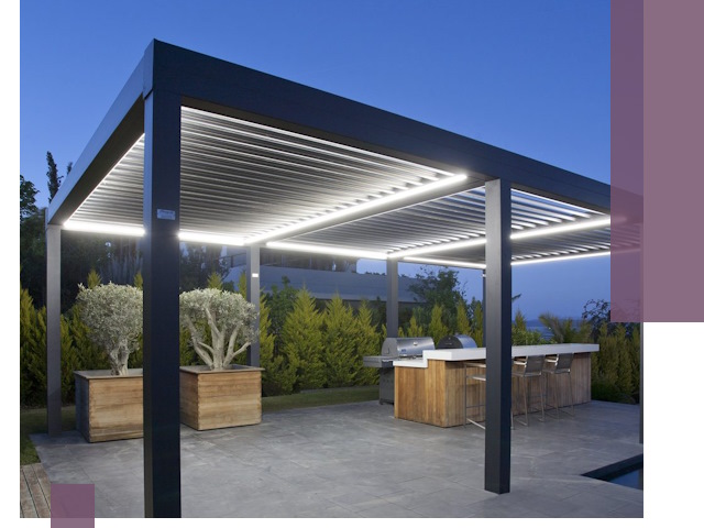 Навесы отдельно стоящие под ключ в Ставрополе из металла и поликарбоната