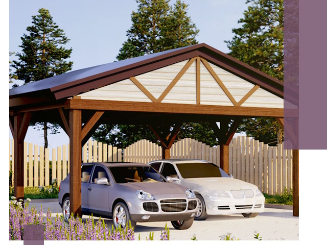 Навесы для автомобиля в Ставрополе — изготовление и монтаж