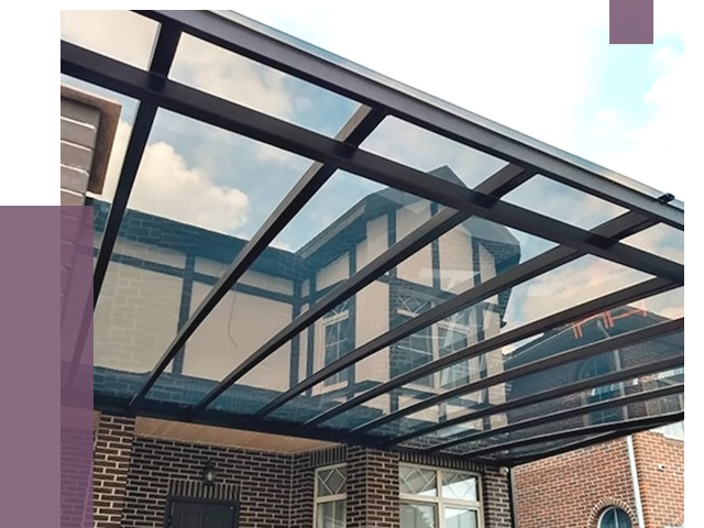 Навесы из поликарбоната в Ставрополе от 8743 руб. под ключ — ПРОЛЁТ-Ств