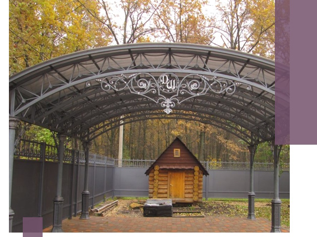 Кованые навесы премиум-класса под заказ в Ставрополе