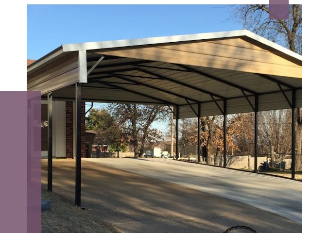 Двускатные навесы в Ставрополе от 8151 руб. | ПРОЛЁТ-Ств