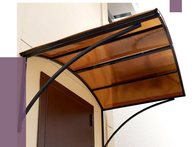 Недорогие козырьки в Ставрополе от 7705 руб.  | ПРОЛЁТ-Ств