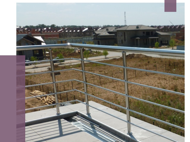 Парапеты из нержавеющей стали в Ставрополе от 8100 руб. за м² | ПРОЛЁТ-Ств