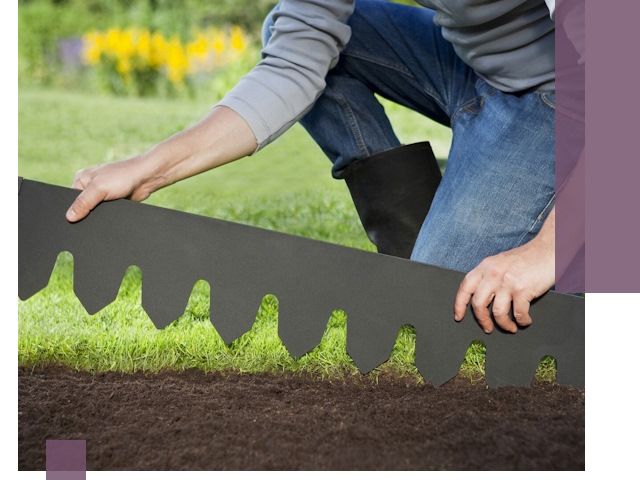 Металлические бордюры для газона в Ставрополе — изготовление и монтаж