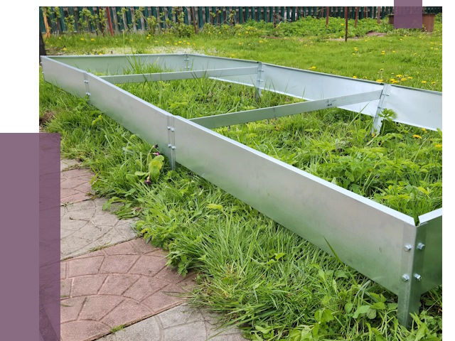 Металлические бордюры для грядок в Ставрополе от 1817 руб. 