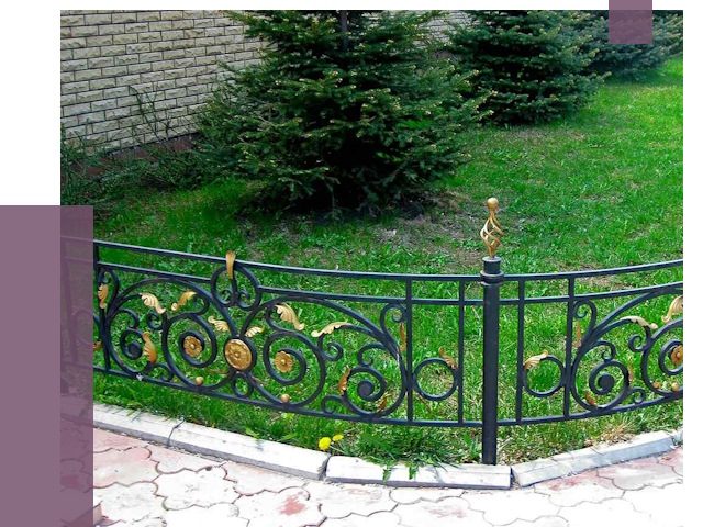 Кованые газонные ограждения в Ставрополе от 7736 руб. — ПРОЛЁТ-Ств