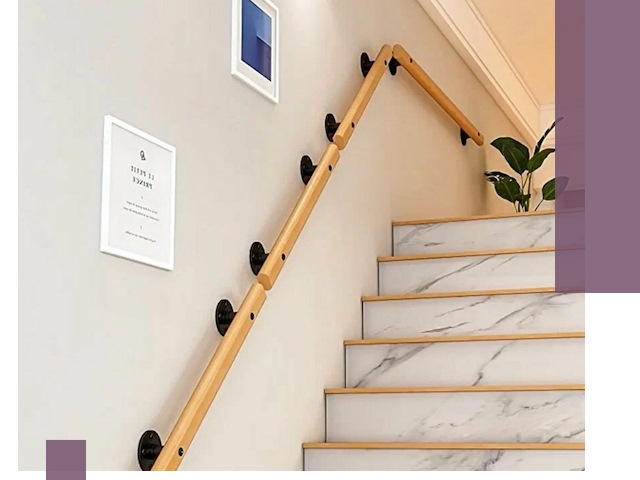 Поручни металлические и деревянные под ключ в Ставрополе